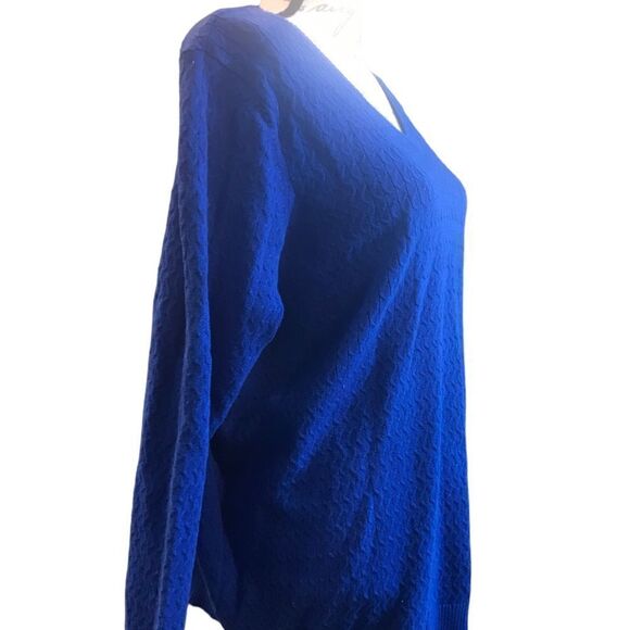 Laura Scott  blue sweater 24/26 - Picture 3 of 12